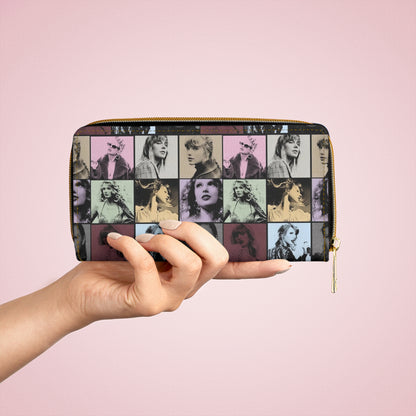 Taylor Swift Eras Collage Zipper Wallet