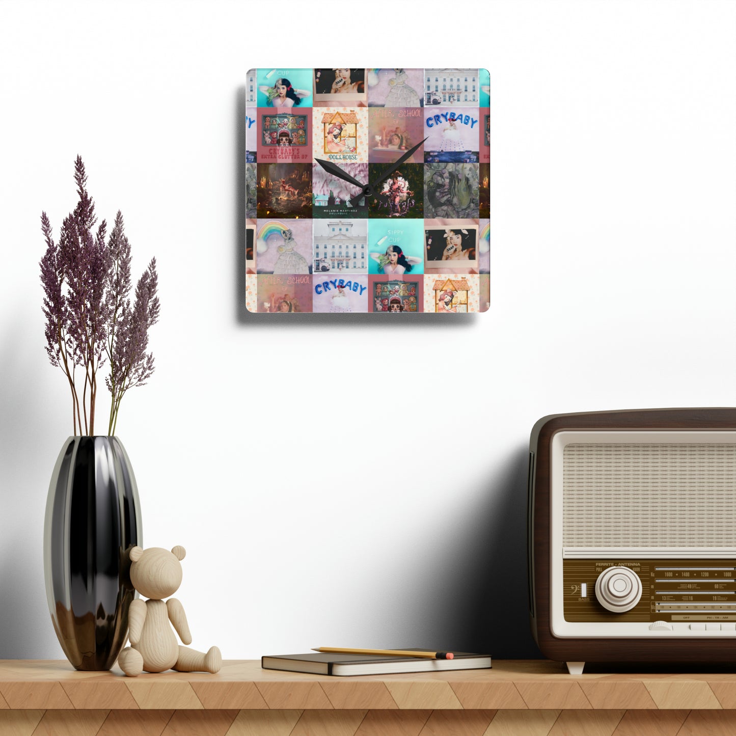 Melanie Martinez Album Art Collage Acrylic Wall Clock