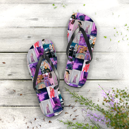 Ava Max Belladonna Photo Collage Flip Flops