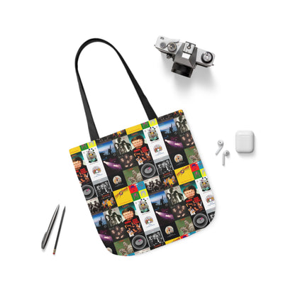 Queen Album Cover Collage Polyester Canvas Tote Bag