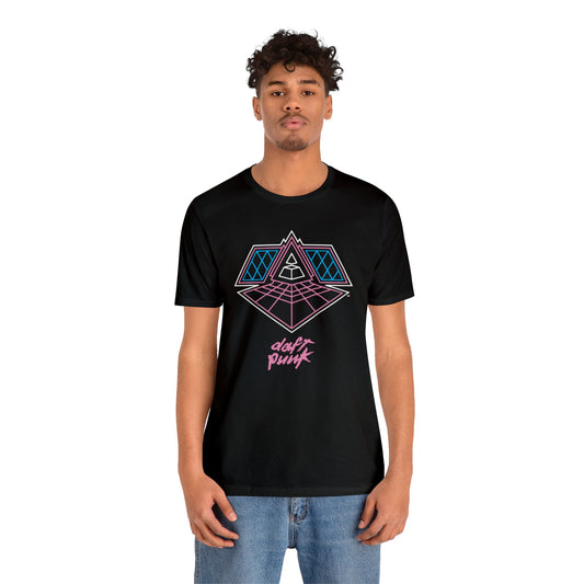 Daft Punk Alive 2007 Logo Unisex Jersey Short Sleeve Tee Shirt