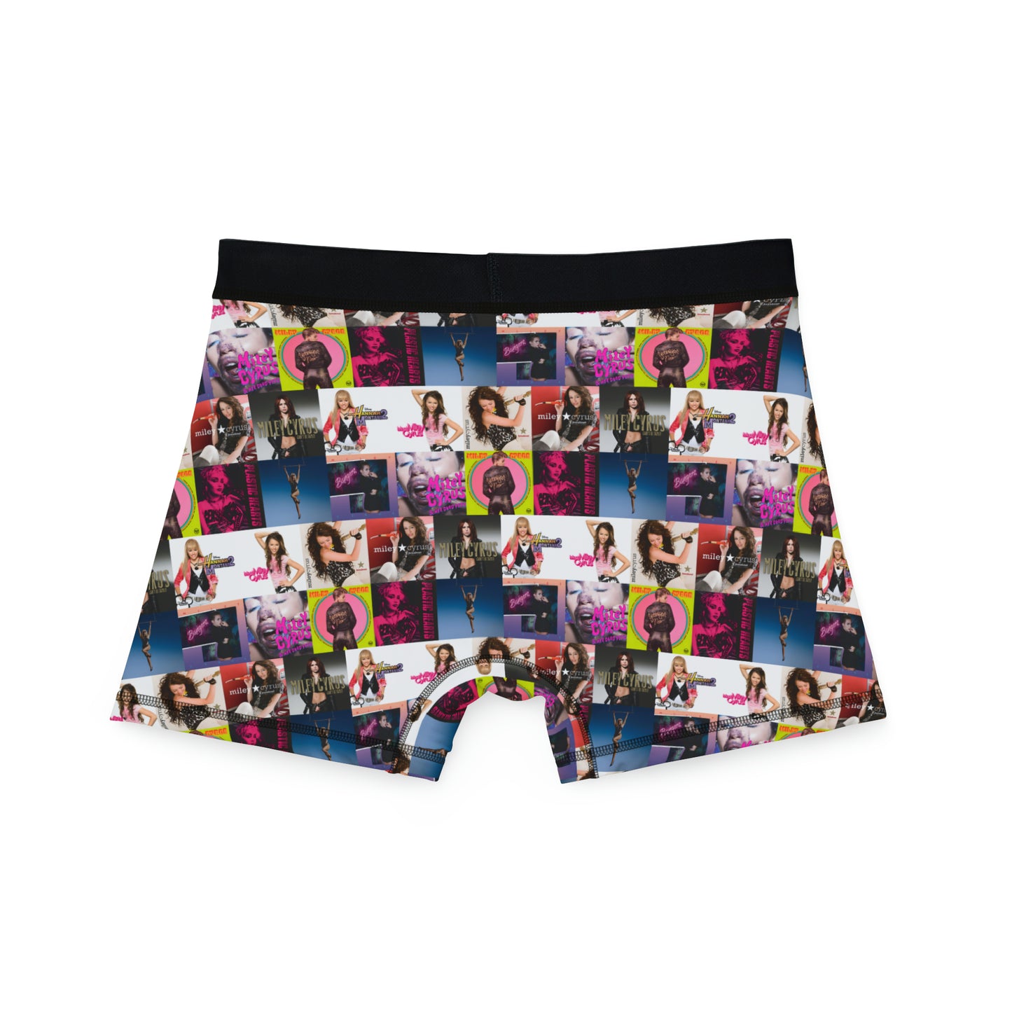 Miley Cyrus Album Cover Collage Men's Boxers