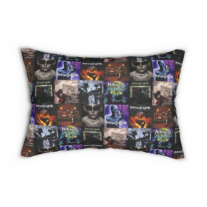 Motionless In White Album Cover Collage Polyester Lumbar Pillow