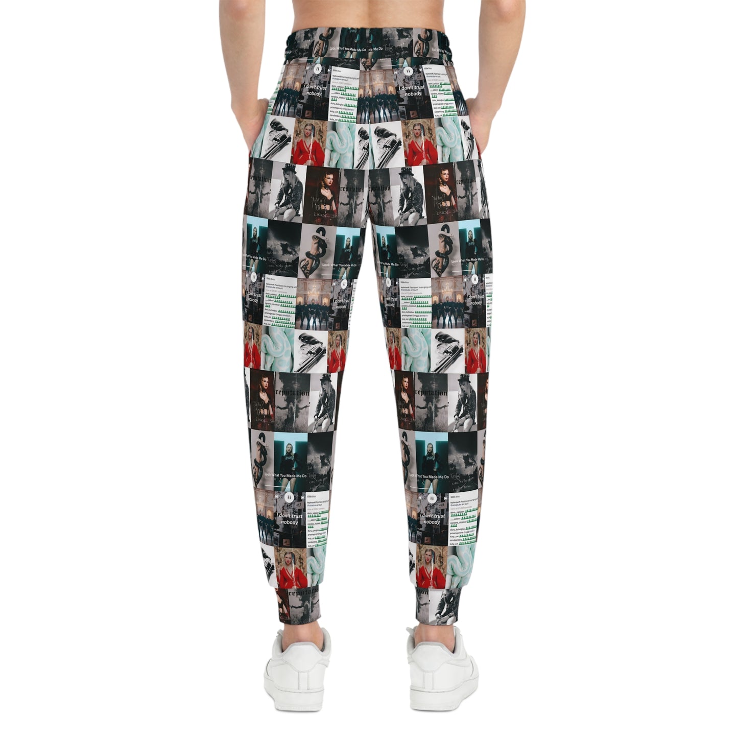 Taylor Swift Reputation Look What You Made Me Do Mosaic Athletic Joggers