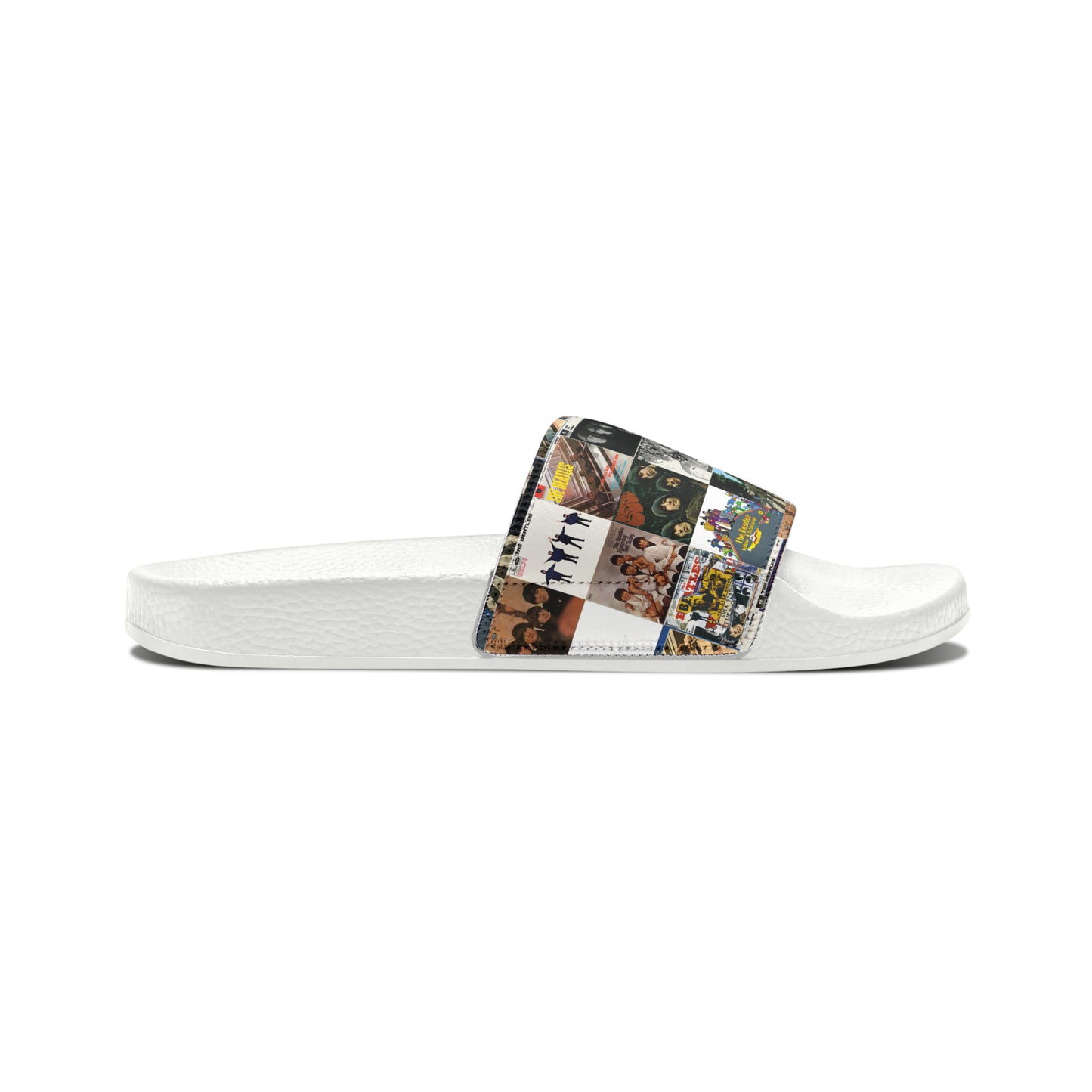 The Beatles Album Cover Collage Youth Slide Sandals