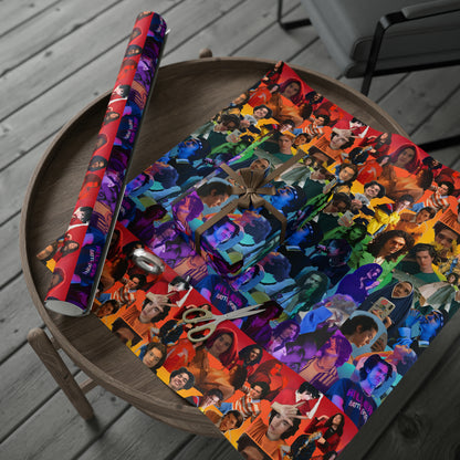 Conan Grey Rainbow Photo Collage Gift Wrapping Paper