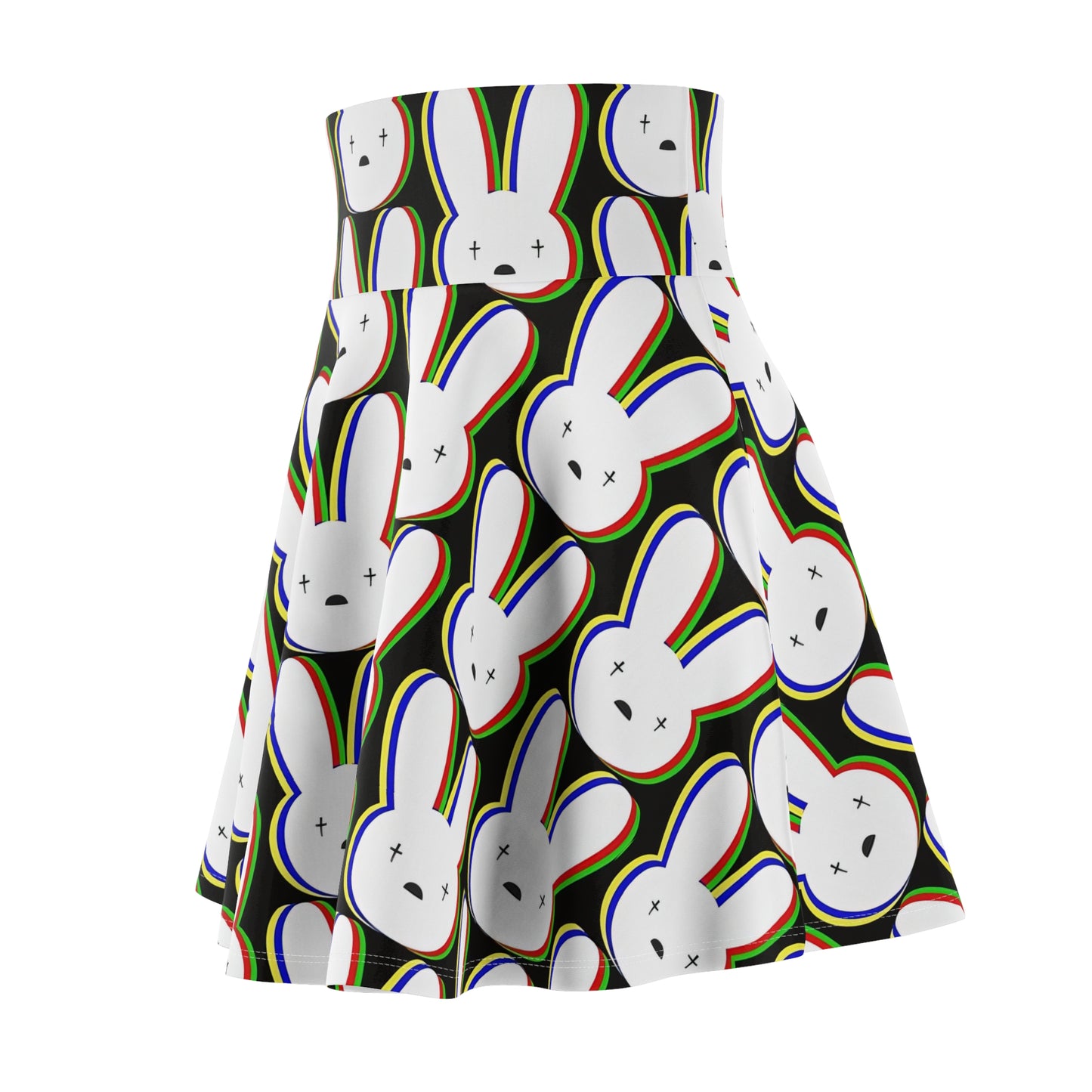 Bad Bunny Logo Pattern Women's Skater Skater Skirt