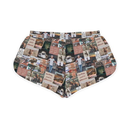 Morgan Wallen Darling You're Different Collage Women's Relaxed Shorts