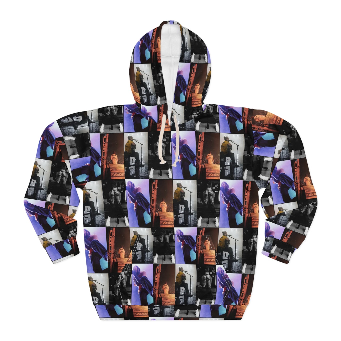 Post Malone On Tour Collage Unisex Pullover Hoodie