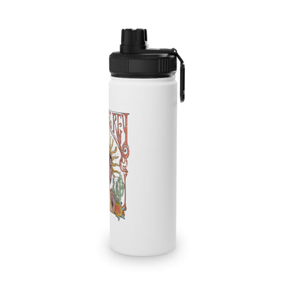 Lana Del Rey Vintage Artwork Stainless Steel Sports Lid Water Bottle