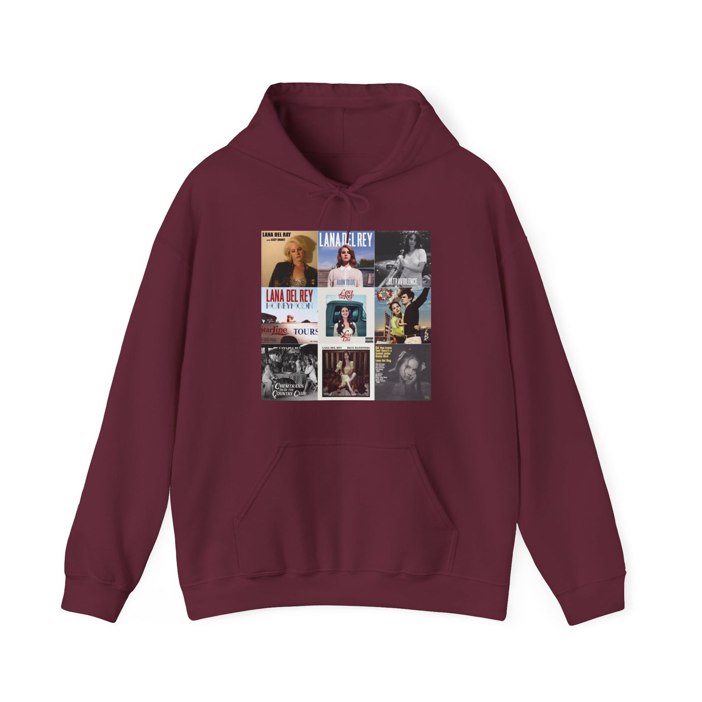 Lana Del Rey Album Cover Collage Unisex Heavy Blend Hooded Sweatshirt