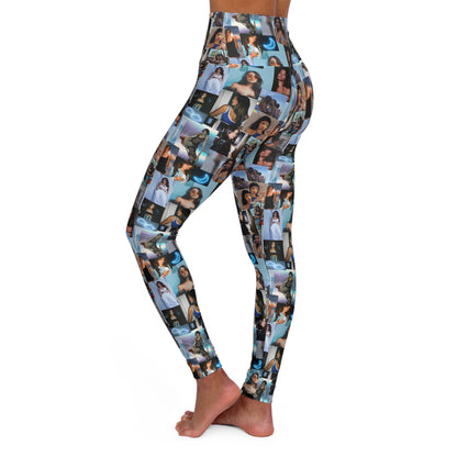 Madison Beer Mind In The Clouds Collage High Waisted Yoga Leggings