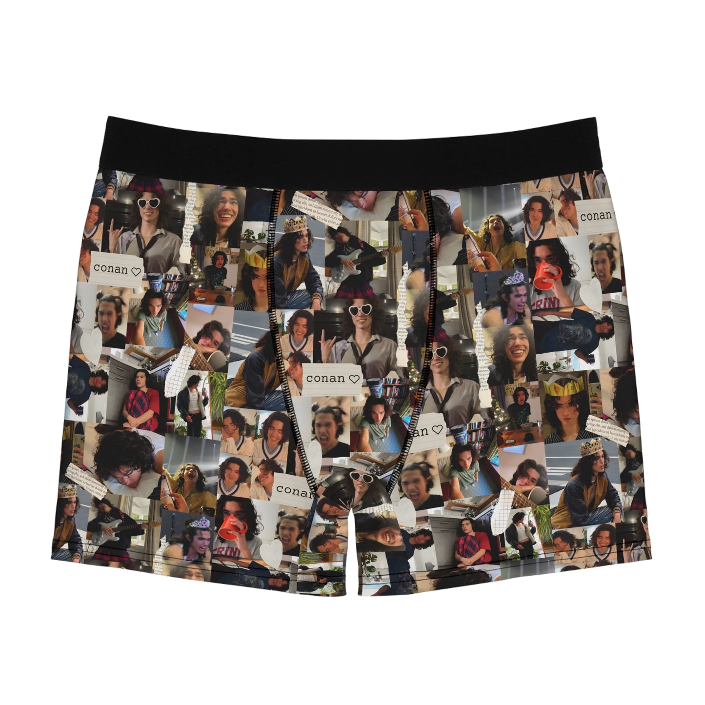 Conan Grey Being Cute Photo Collage Men's Boxer Briefs