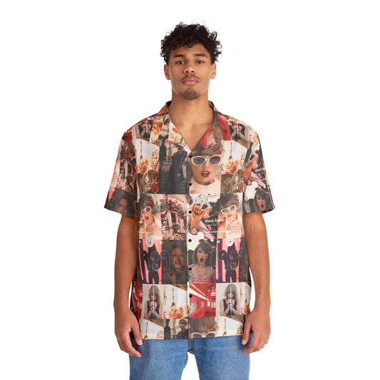 Taylor Swift 1989 Blank Space Collage Men's Hawaiian Shirt
