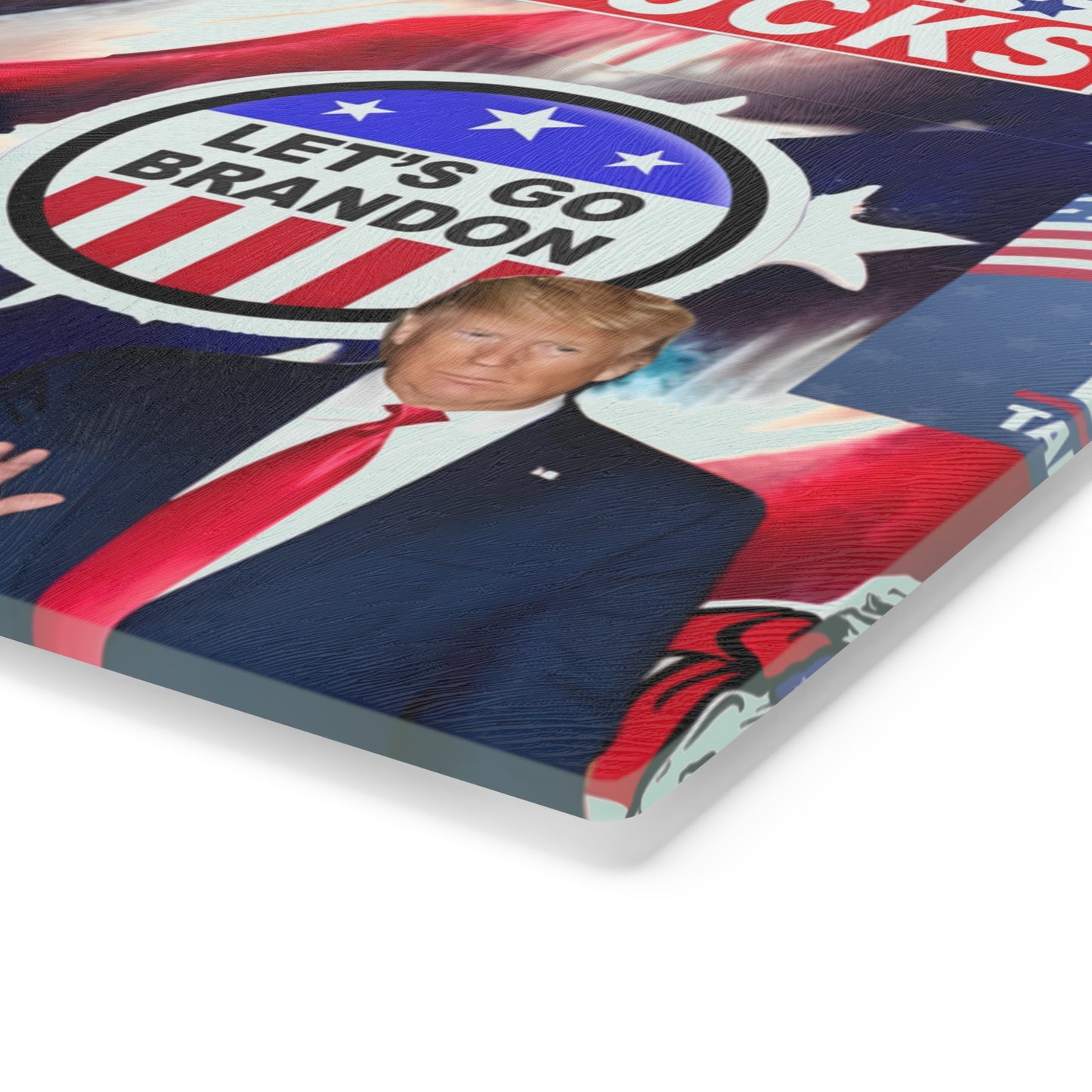 Donald Trump 2024 MAGA Montage Cutting Board