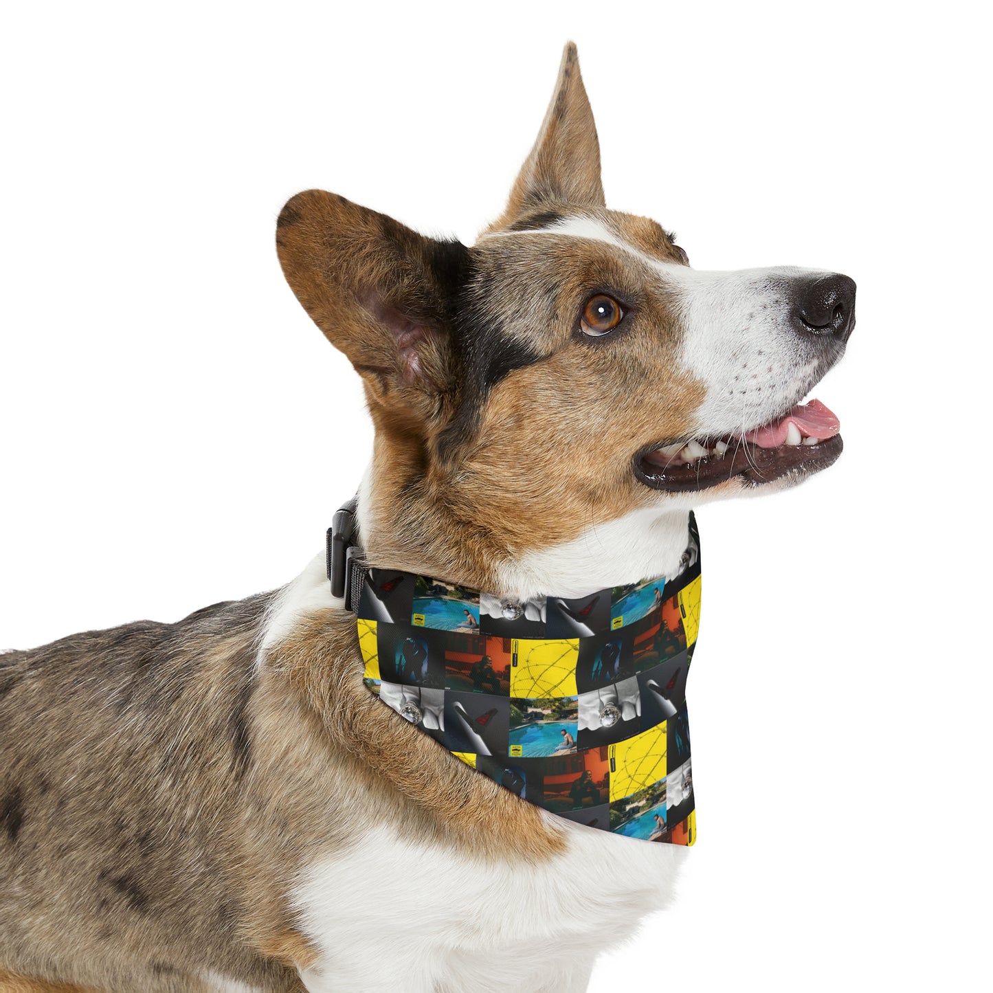 Post Malone Album Art Collage Pet Bandana Collar