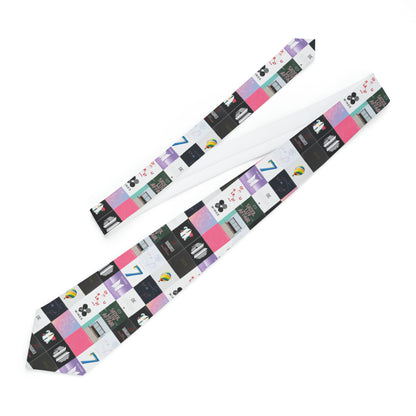 BTS Album Cover Art Collage Neck Tie