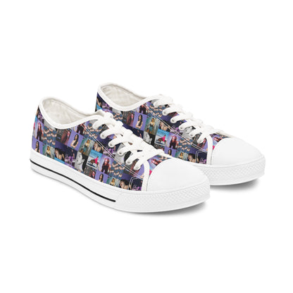 Olivia Rodrigo Album Cover Art Collage Women's Low Top Sneakers