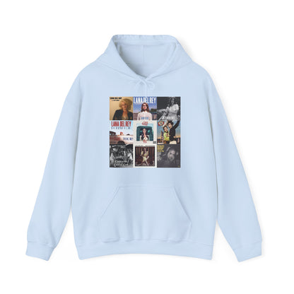 Lana Del Rey Album Cover Collage Unisex Heavy Blend Hooded Sweatshirt