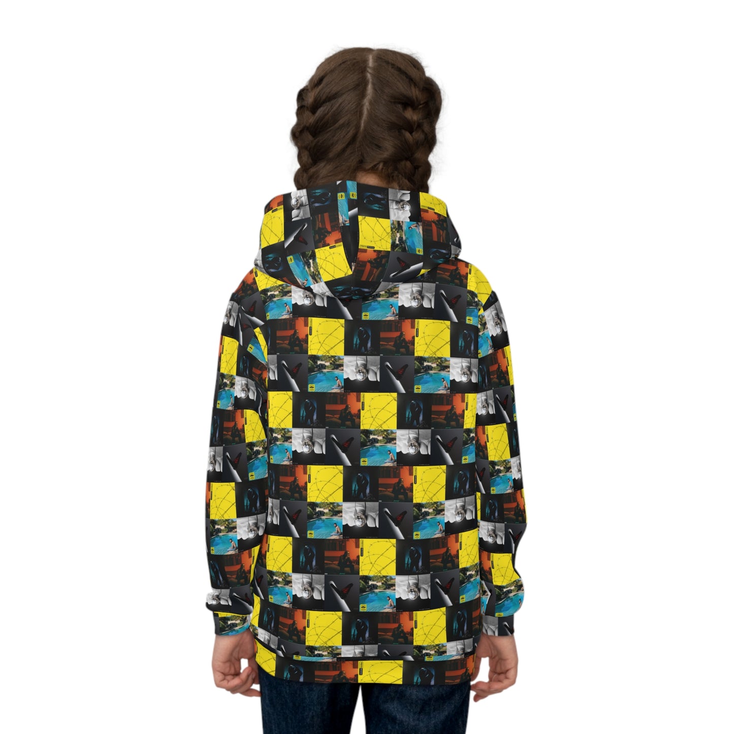 Post Malone Album Art Collage Kid's Hoodie