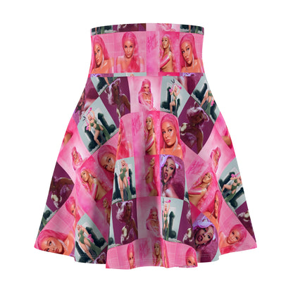 Doja Cat Hot Pink Mosaic Women's Skater Skirt