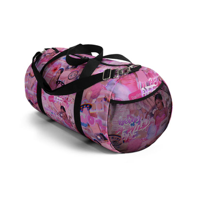 Ariana Grande Purple Vibes Collage Duffel Bag