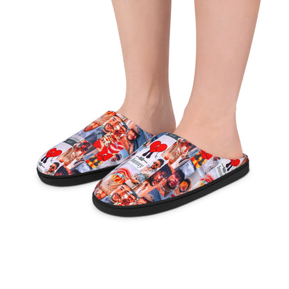 Bad Bunny Un Verano Sin Ti Photo Collage Men's Indoor Slippers