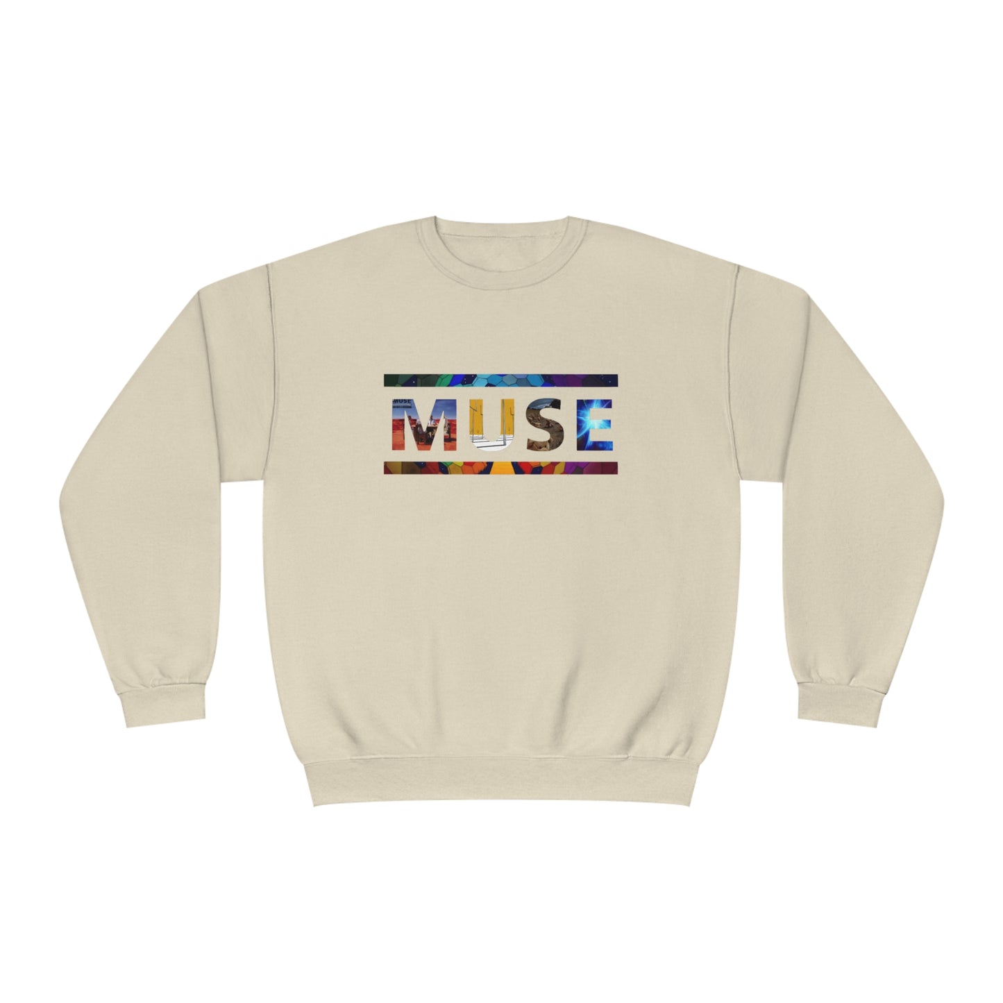 Muse Album Art Letters Unisex NuBlend Crewneck Sweatshirt