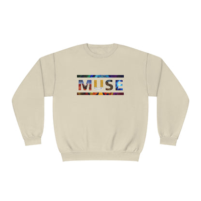 Muse Album Art Letters Unisex NuBlend Crewneck Sweatshirt