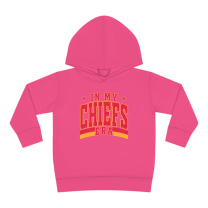 Taylor Swift In My Chiefs Era Toddler Pullover Fleece Hoodie