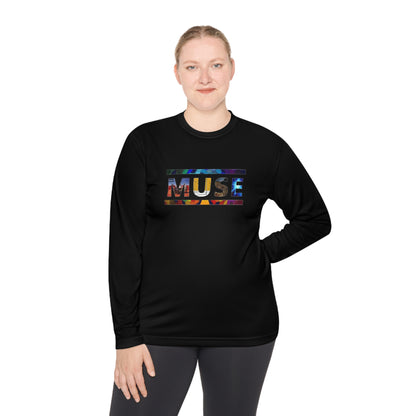 Muse Album Art Letters Unisex Lightweight Long Sleeve Tee