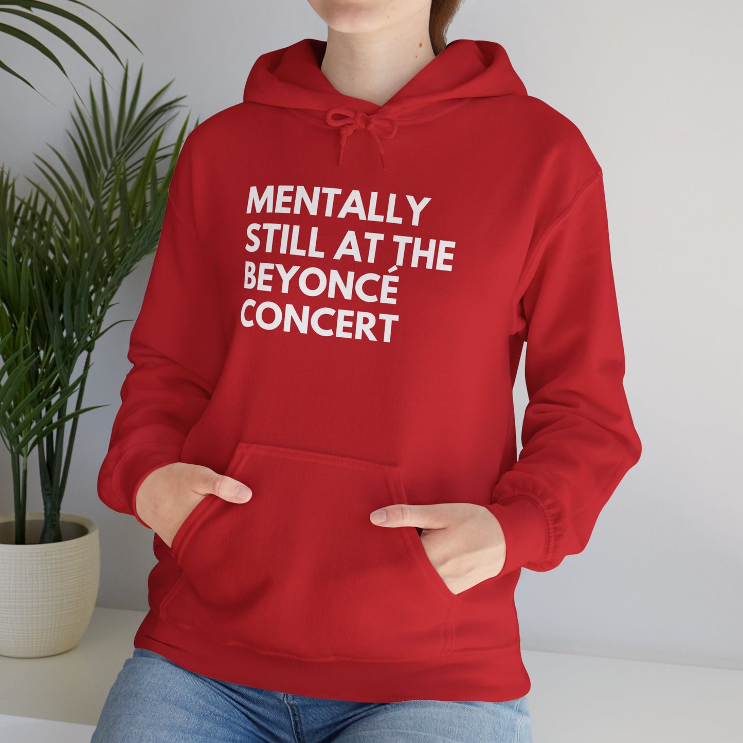 Mentally Still At The Beyoncè Concert Unisex Heavy Blend Hooded Sweatshirt