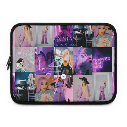 Ava Max Belladonna Photo Collage Laptop Sleeve