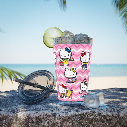 Hello Kitty Playtime Collage Sunsplash Tumbler with Straw