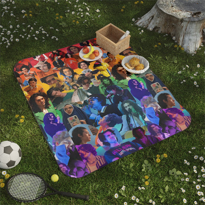 Conan Grey Rainbow Photo Collage Picnic Blanket