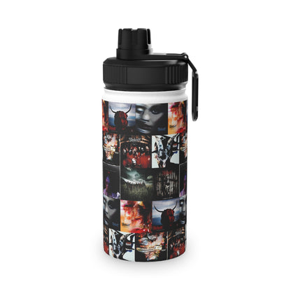 Slipknot Album Art Collage Stainless Steel Sports Lid Water Bottle