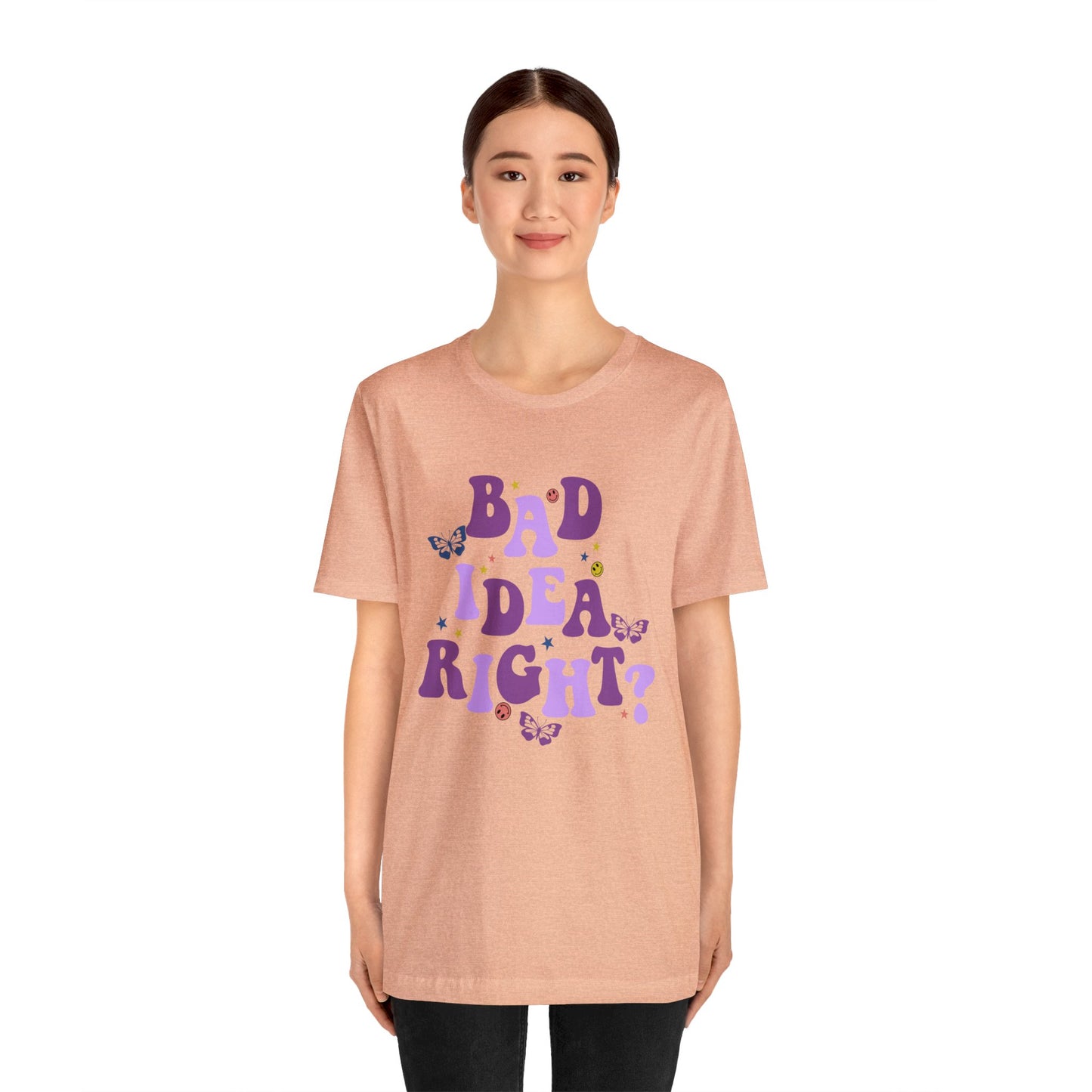 Olivia Rodrigo Bad Idea Right? Unisex Jersey Short Sleeve Tee Shirt