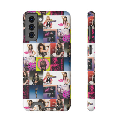 Miley Cyrus Album Cover Collage Phone Case With Card Holder