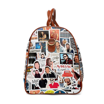 Morgan Wallen Sticker Collage Waterproof Travel Bag