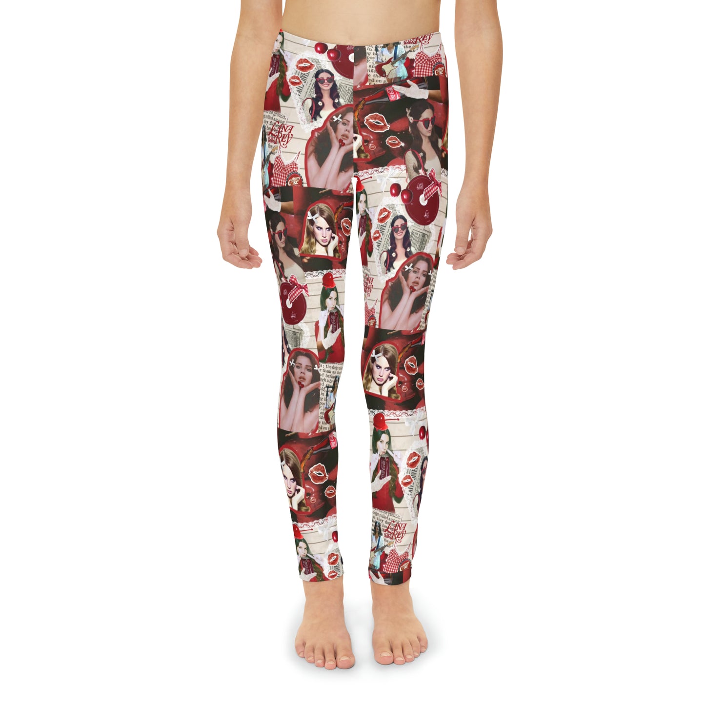 Lana Del Rey Cherry Coke Collage Youth Leggings