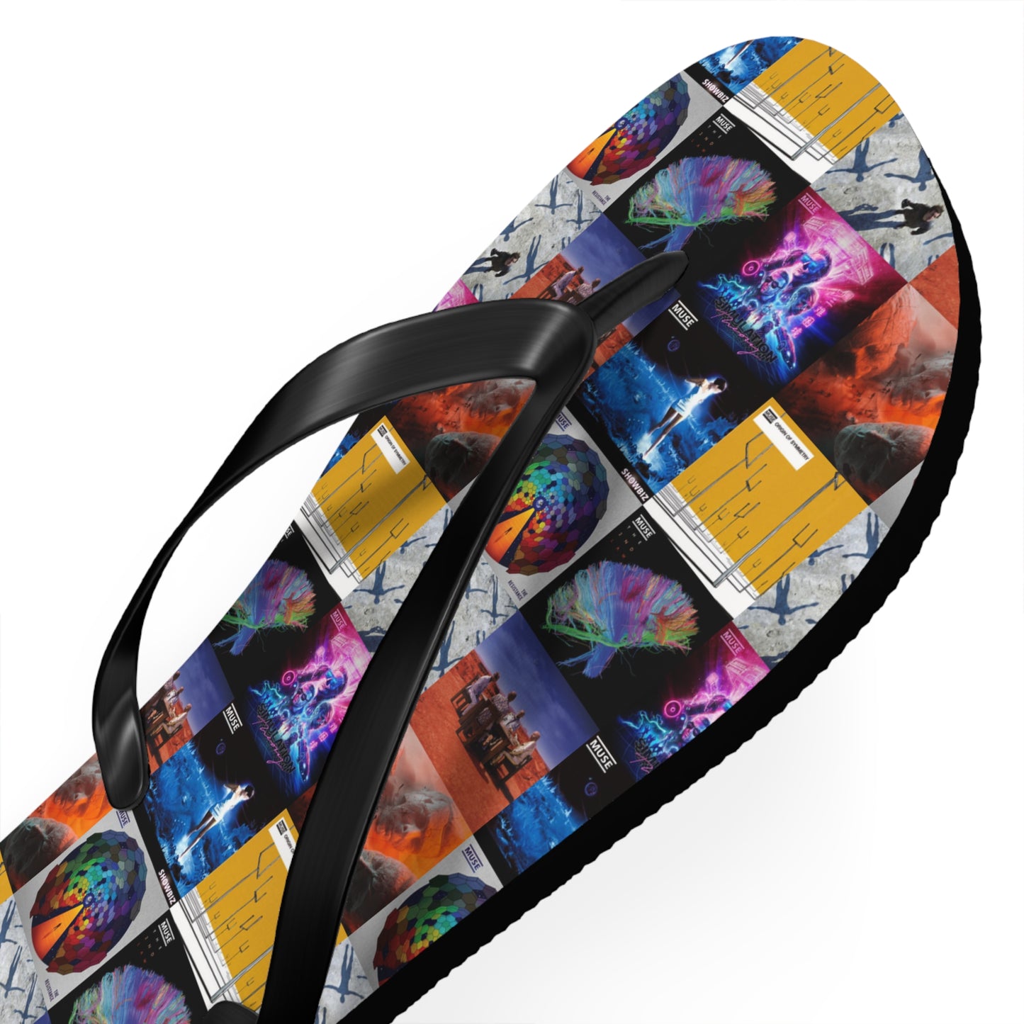 Muse Album Cover Collage Flip Flops