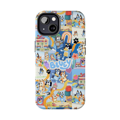 Bluey Playtime Collage Tough Phone Cases