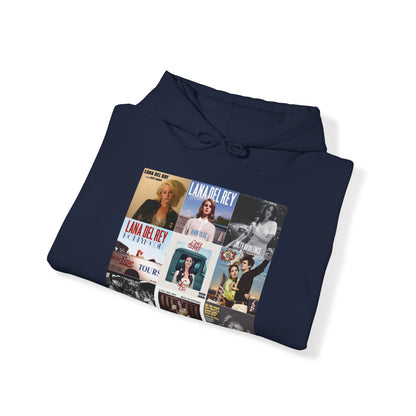 Lana Del Rey Album Cover Collage Unisex Heavy Blend Hooded Sweatshirt