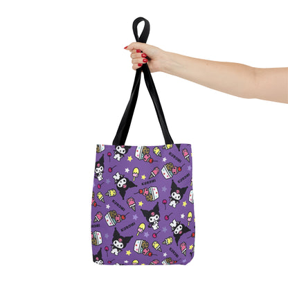 Kuromi Ice Cream Sundae Pattern Tote Bag