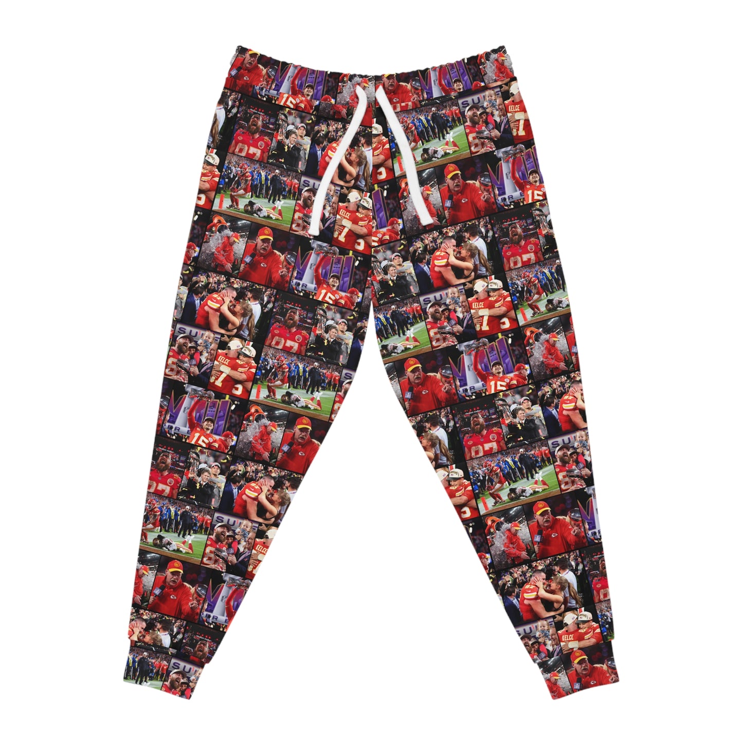 Kansas City Chiefs Superbowl LVIII Championship Victory Collage Athletic Joggers