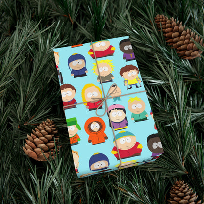 South Park School Kids Ensemble Gift Wrap Paper