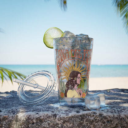 Lana Del Rey Vintage Artwork Sunsplash Tumbler with Straw