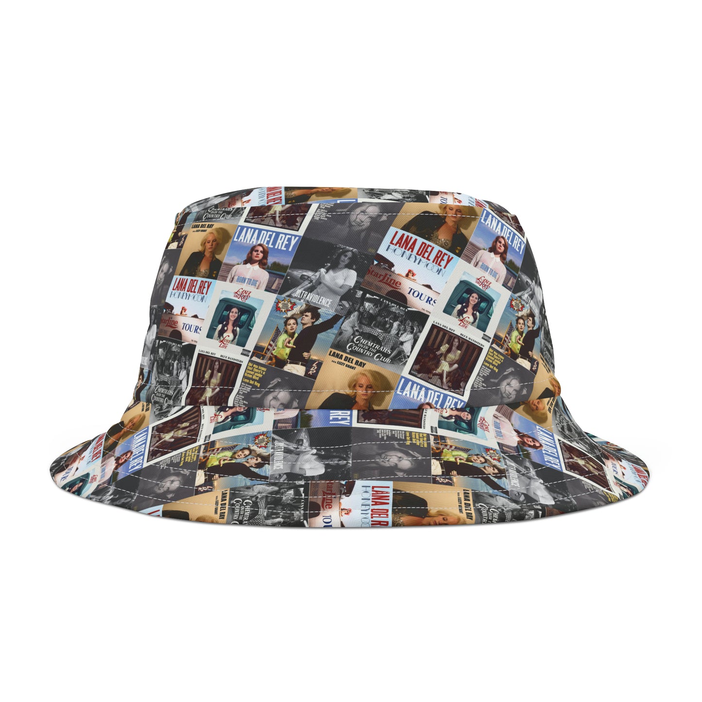 Lana Del Rey Album Cover Collage Bucket Hat