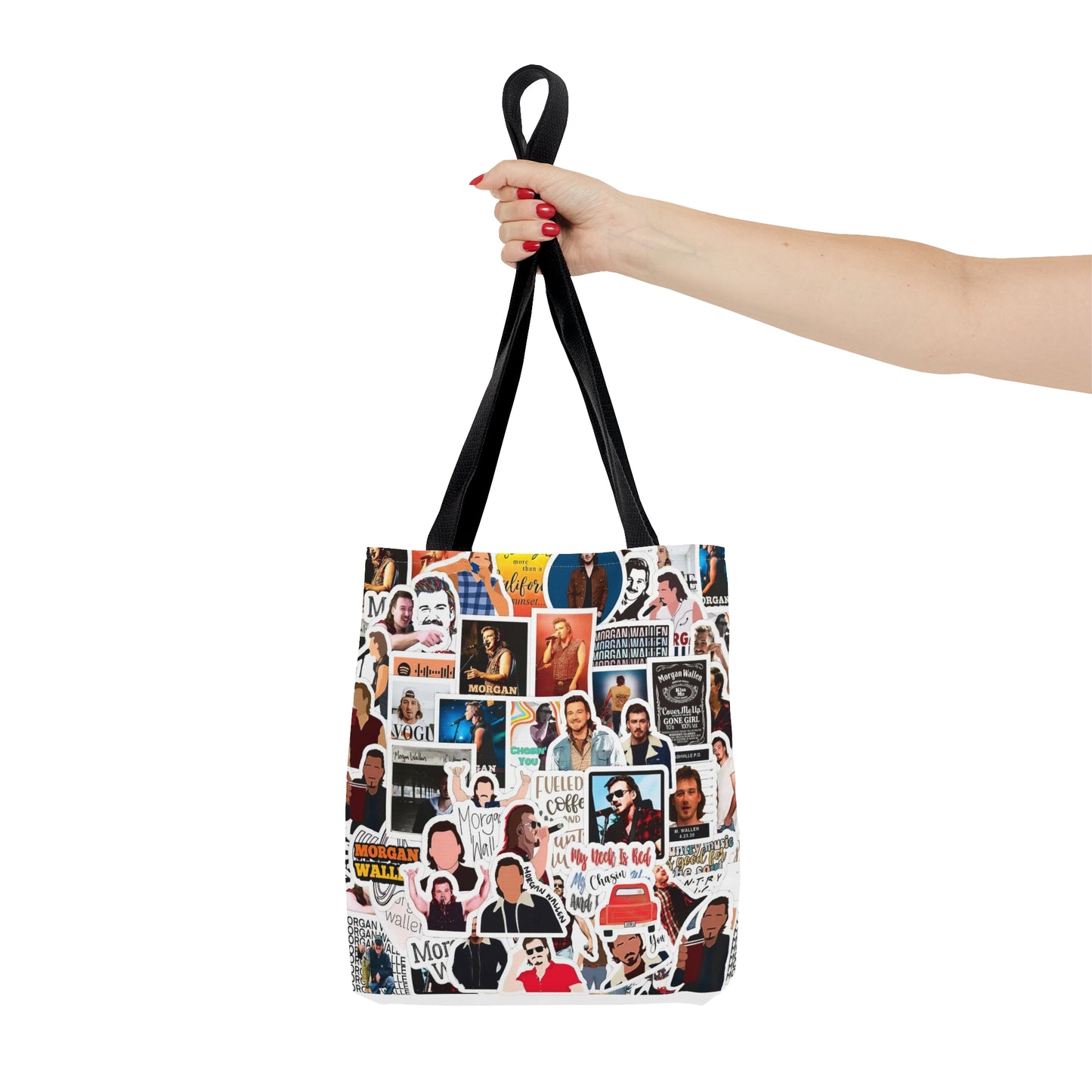 Morgan Wallen Sticker Collage Tote Bag