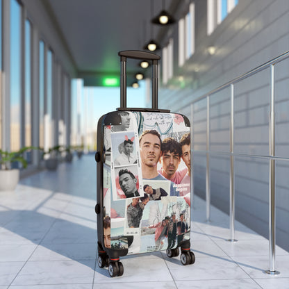 Jonas Brothers Happiness Begins Collage Suitcase